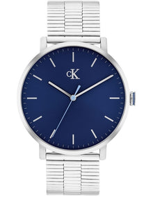Real Stainless Steel Dial Watch in Blue