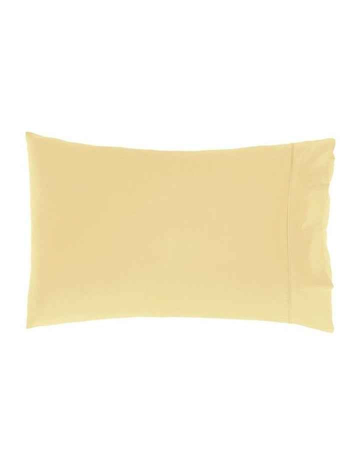 Augusta Cotton Sateen Standard Pillowcase 500TC in Daffodil