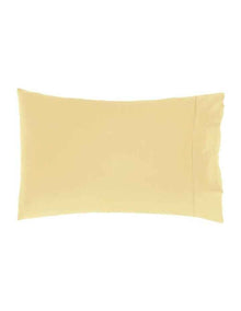 Augusta Cotton Sateen Standard Pillowcase 500TC in Daffodil