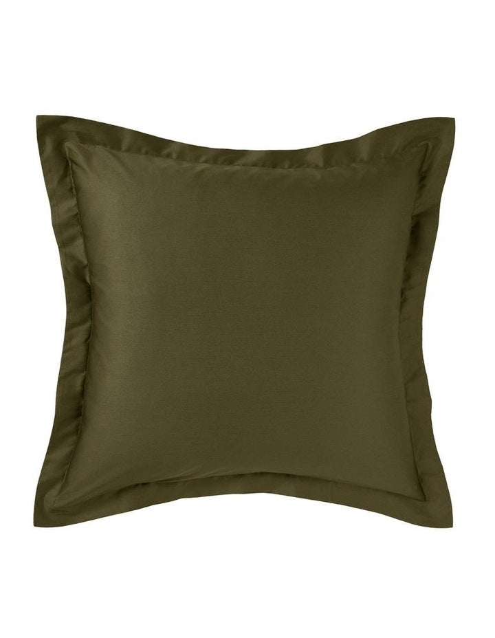 Augusta Cotton Sateen European Pillowcase 500TC in Brick