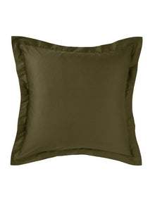 Augusta Cotton Sateen European Pillowcase 500TC in Brick