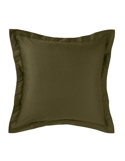 Augusta Cotton Sateen European Pillowcase 500TC in Brick