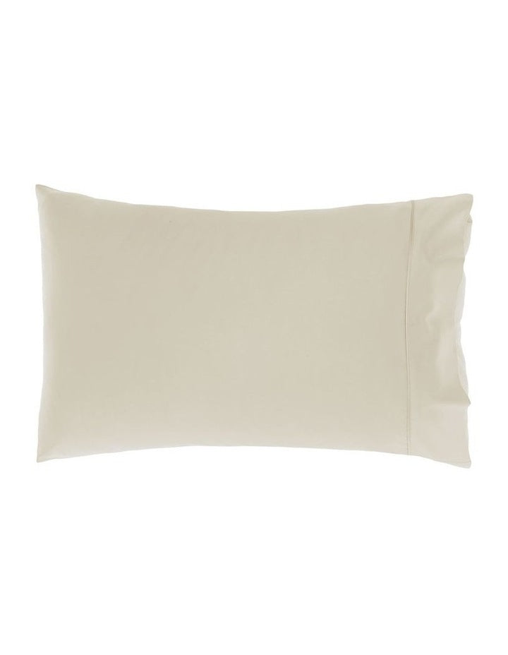 Augusta Cotton Sateen Standard Pillowcase 500TC in Natural