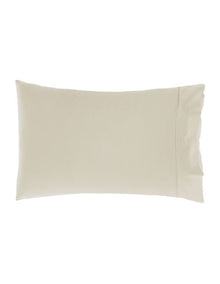 Augusta Cotton Sateen Standard Pillowcase 500TC in Natural