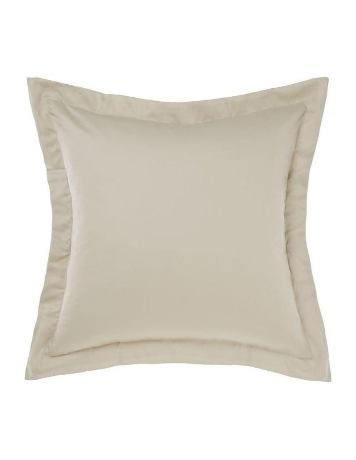 Augusta Cotton Sateen European Pillowcase 500TC in Natural