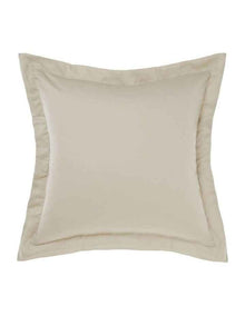 Augusta Cotton Sateen European Pillowcase 500TC in Natural
