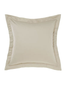 Augusta Cotton Sateen European Pillowcase 500TC in Natural