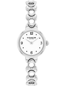 Iris Stainless Steel Dial Watch in White