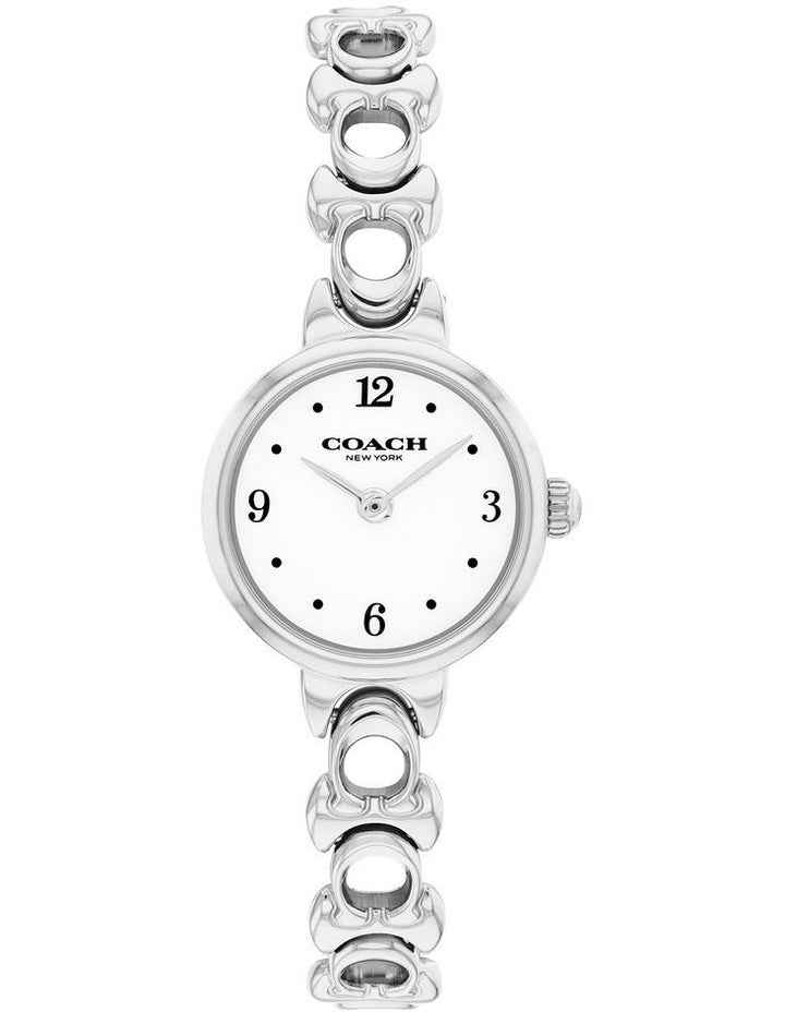 Iris Stainless Steel Dial Watch in White