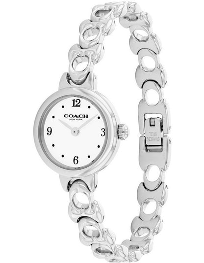 Iris Stainless Steel Dial Watch in White