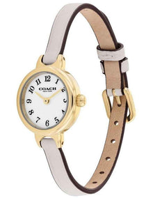 Iris Chalk Calfskin Dial Watch in Chalk
