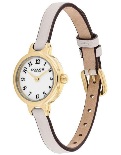 Iris Chalk Calfskin Dial Watch in Chalk