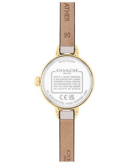 Iris Chalk Calfskin Dial Watch in Chalk