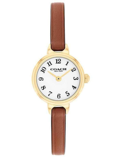 Iris Saddle Calfskin Dial Watch in White