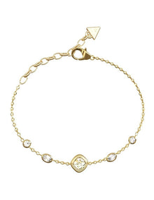 Crystals & 4G Bracelet in Gold