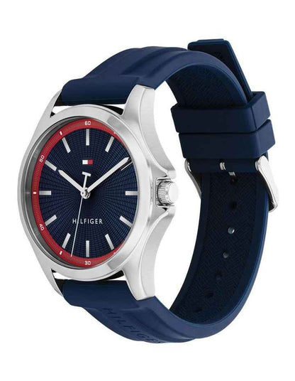 Bruce Silicone Dial Watch in Navy