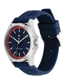Bruce Silicone Dial Watch in Navy