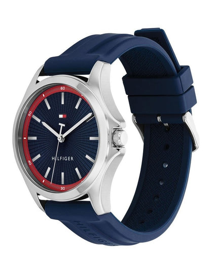Bruce Silicone Dial Watch in Navy