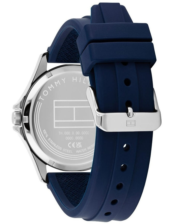 Bruce Silicone Dial Watch in Navy