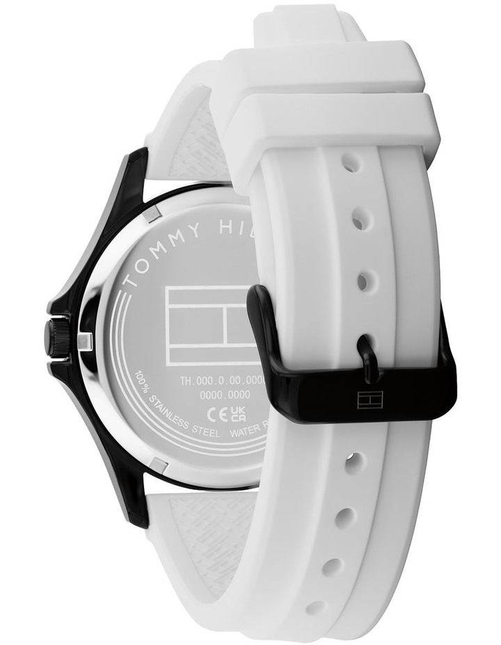 Bruce  Silicone Dial Watch in White