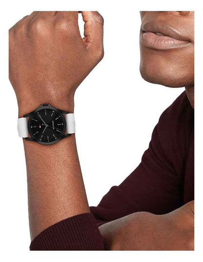 Bruce  Silicone Dial Watch in White