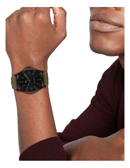Bruce Silicone Dial Watch in Green