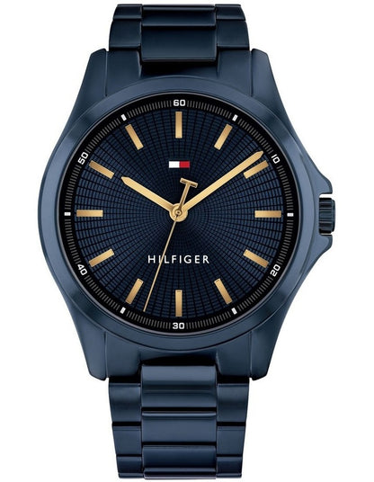 Bruce Ionic Plated Steel Dial Watch in Navy