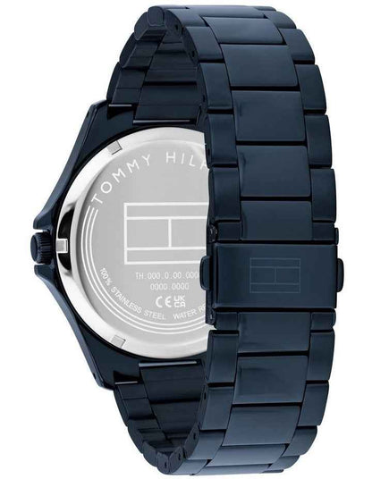Bruce Ionic Plated Steel Dial Watch in Navy