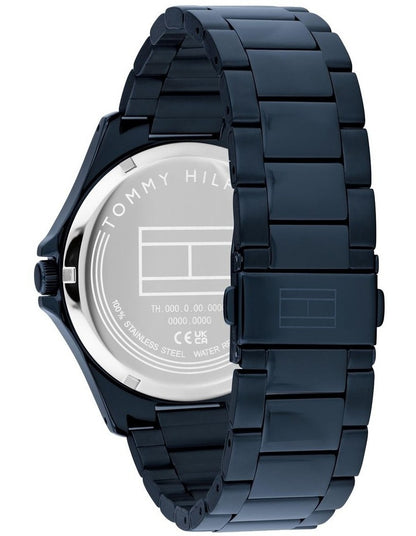 Bruce Ionic Plated Steel Dial Watch in Navy