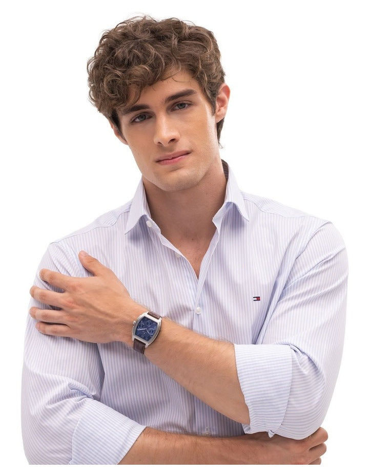 Oxford Leather Dial Watch in Blue