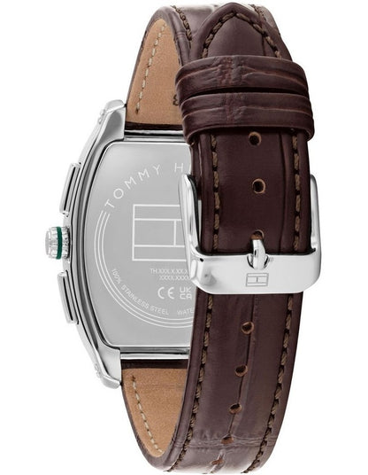 Oxford Leather Dial Watch in Green