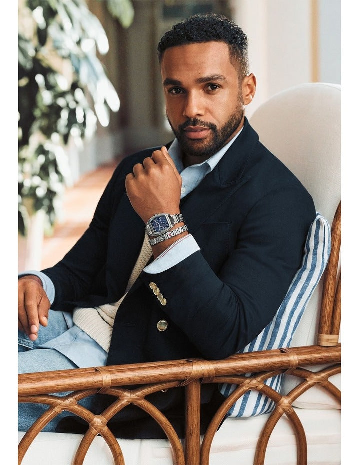 Oxford Stainless Steel Dial Watch in Navy