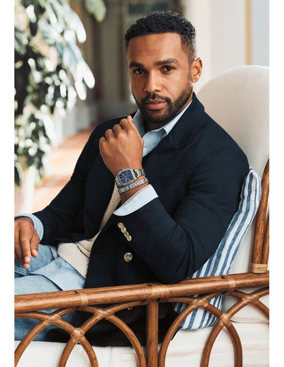 Oxford Stainless Steel Dial Watch in Navy