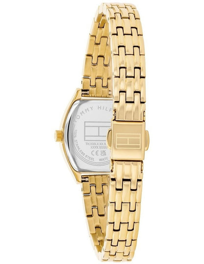 Norah Ionic Plated Thin Steel Dial Watch in Gold