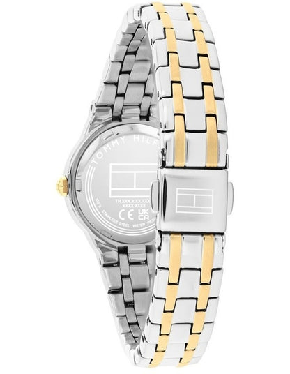 Mackenzie Two Tone Stainless Steel Dial Watch in Silver