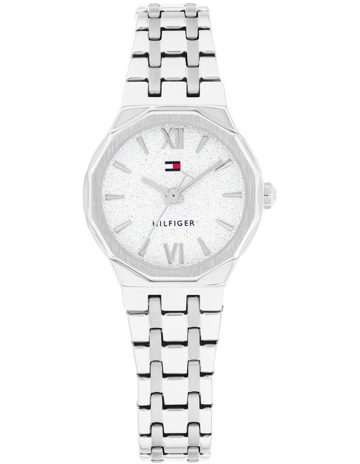 Mackenzie Stainless Steel Dial Watch in Silver
