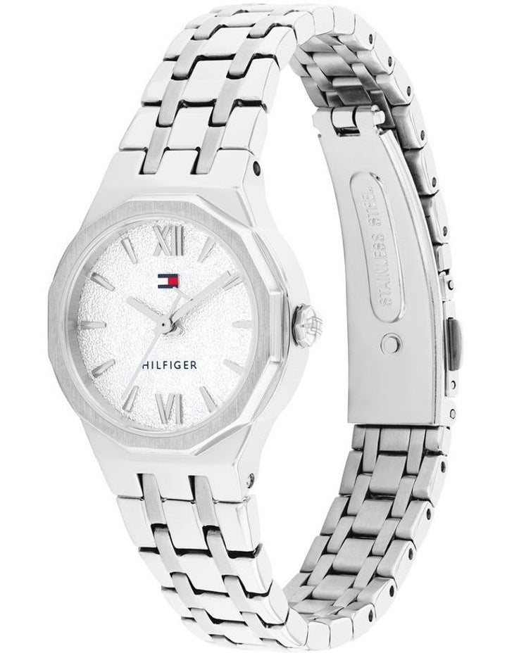 Mackenzie Stainless Steel Dial Watch in Silver
