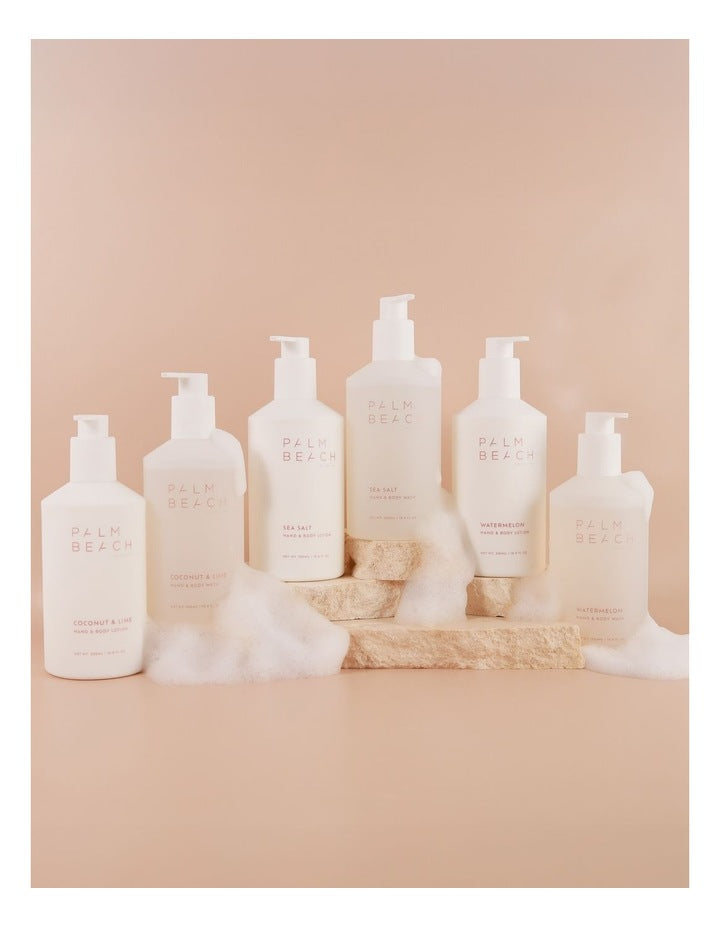 Hand And Body Wash + Lotion Set