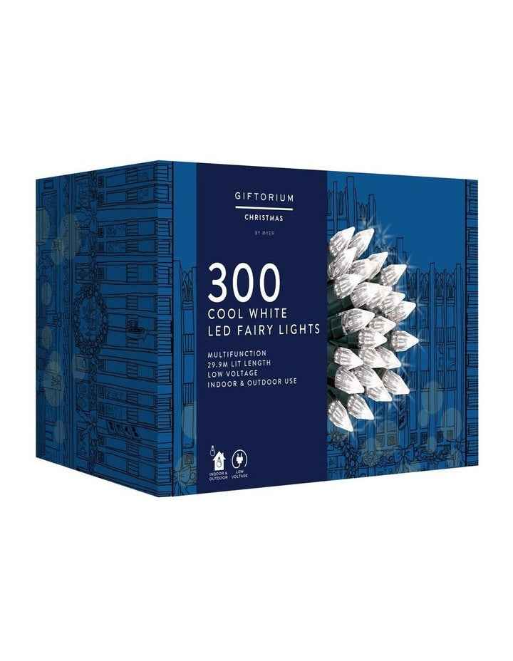 300 LED Cool White Elite Multifunction Fairy Lights