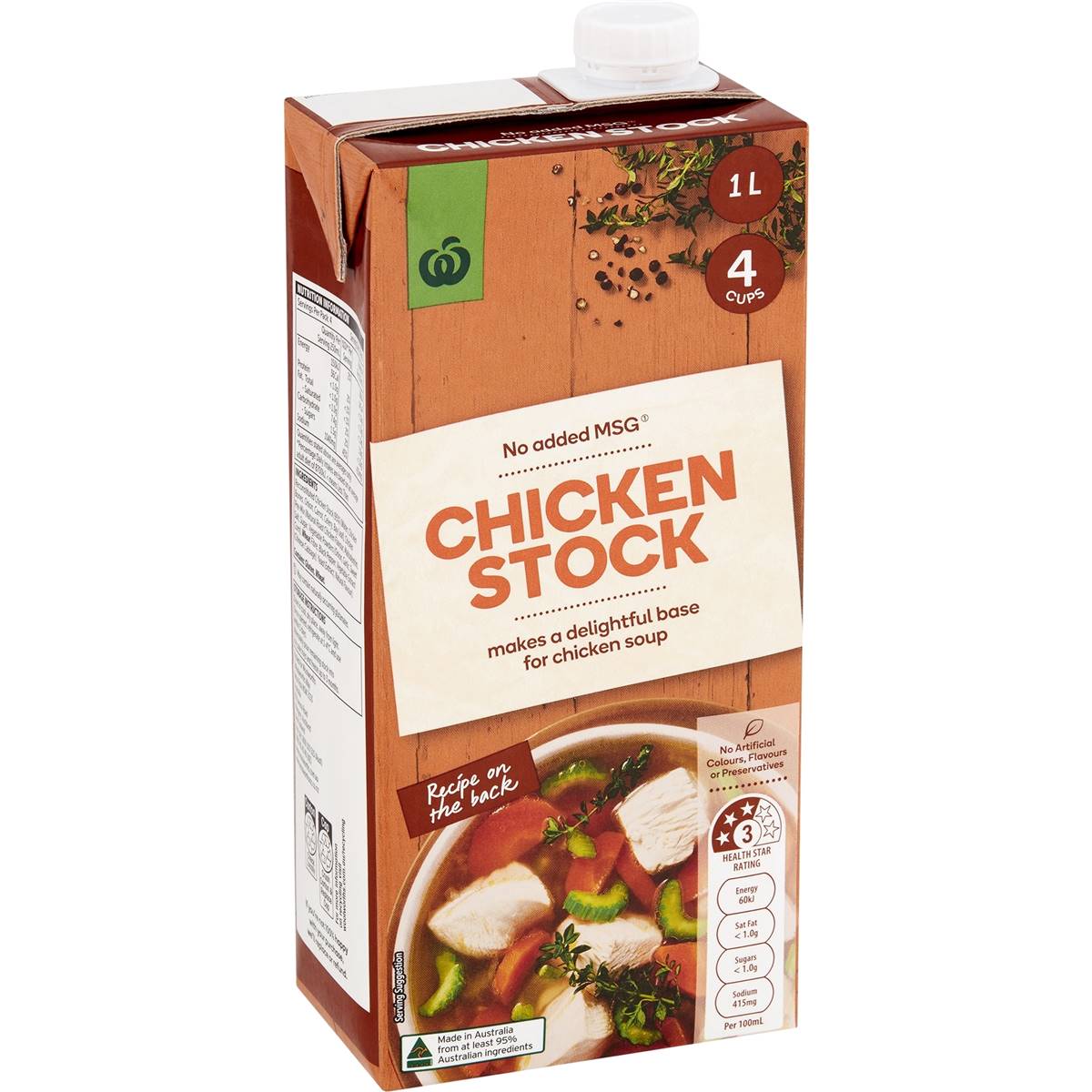 Woolworths Chicken Liquid Stock 1l