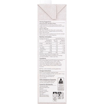 Woolworths Beef Liquid Stock 1L