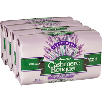 Cashmere Bouquet Bar Soap Lavender 100g x 4 pack