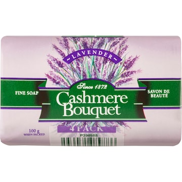 Cashmere Bouquet Bar Soap Lavender 100g x 4 pack