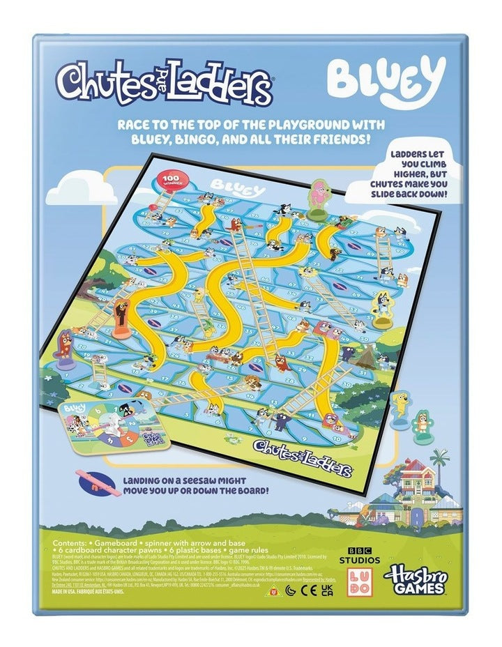 Chutes and Ladders Bluey