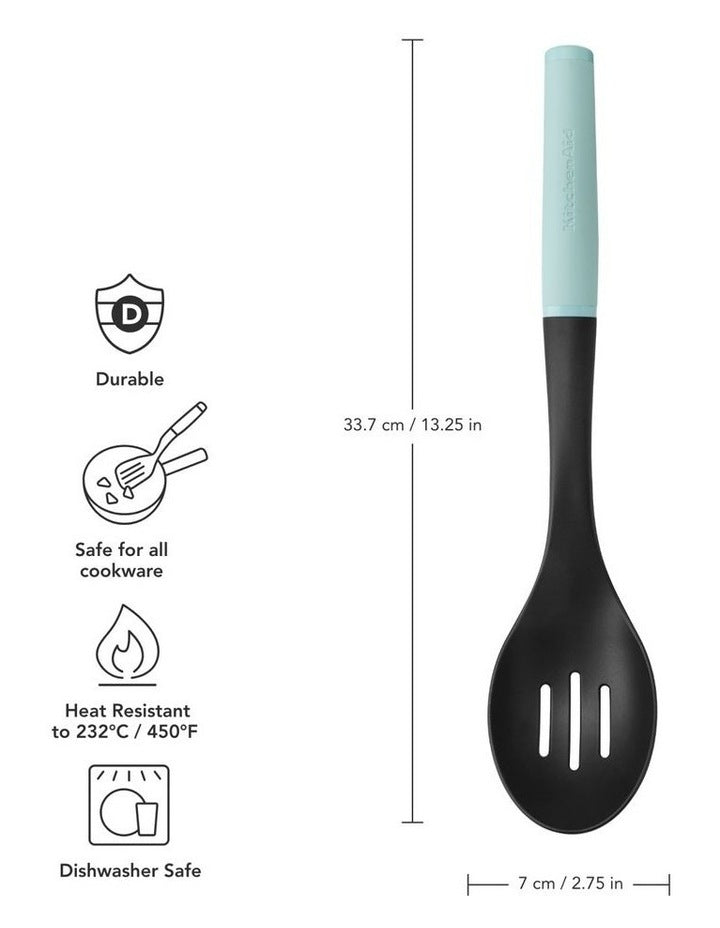 Soft Grip Slotted Spoon Mineral Water