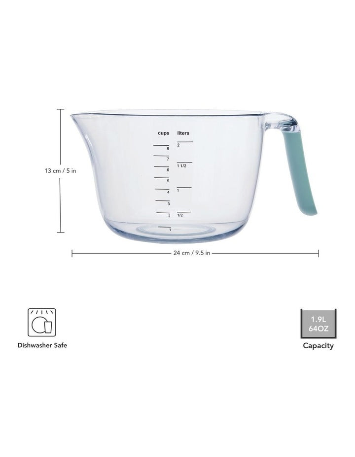 Mixing and Measuring Bowl with Handle Mineral Water