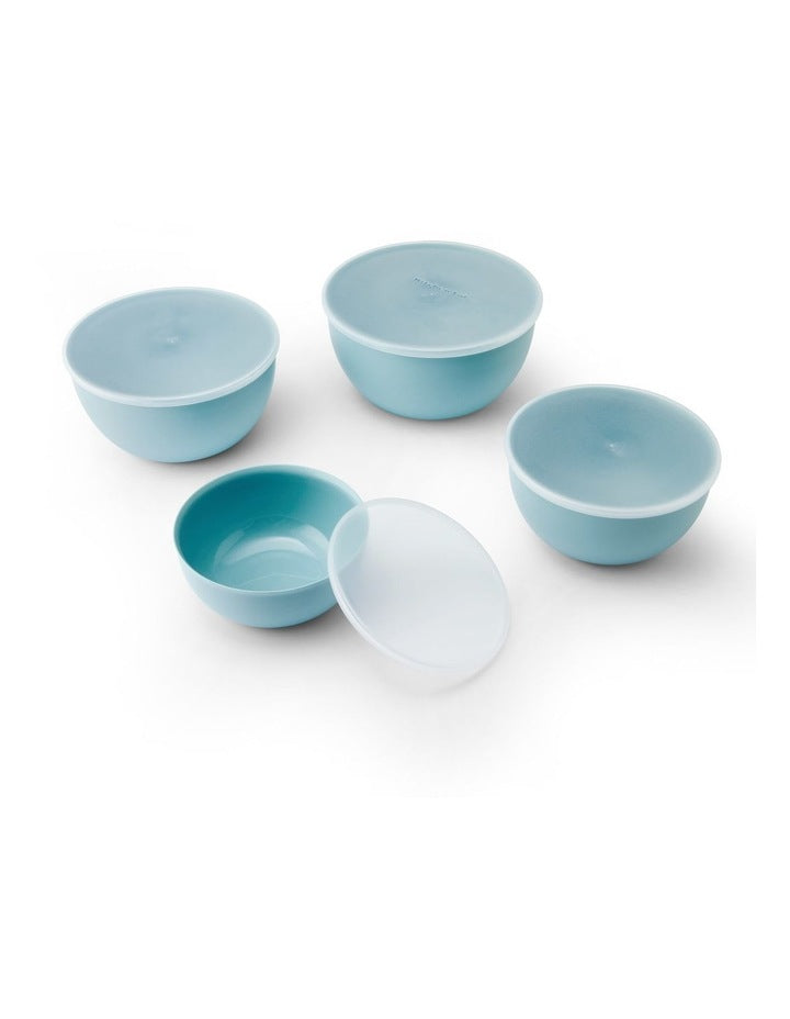 4pc Meal Prep Bowls Set with Lids Mineral Water