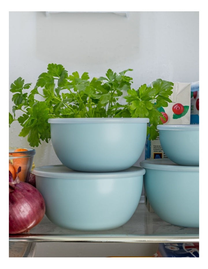 4pc Meal Prep Bowls Set with Lids Mineral Water