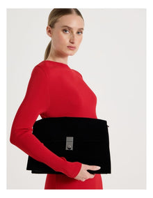 Bethany Clutch Bag in Black