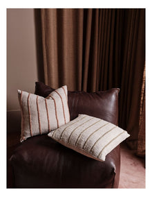Elton Cotton Cushion 48x48cm in Ginger